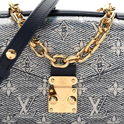 Louis Vuitton Monoglam Pochette Metis East West Blue 7 of 9