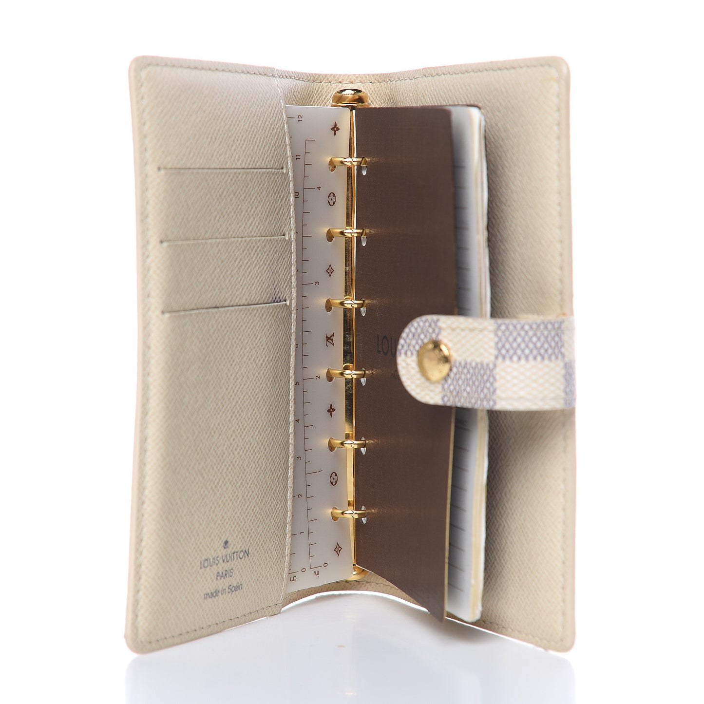 Damier Azur Small Ring Agenda Cover