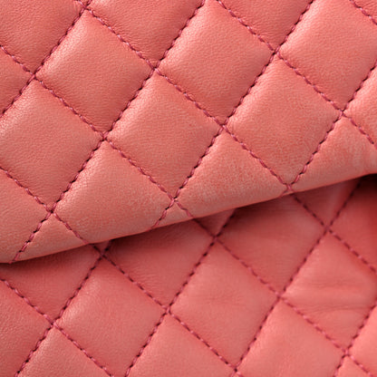 Chanel Lambskin Quilted Valentine Charms Medium Single Flap Pink 17 of 17