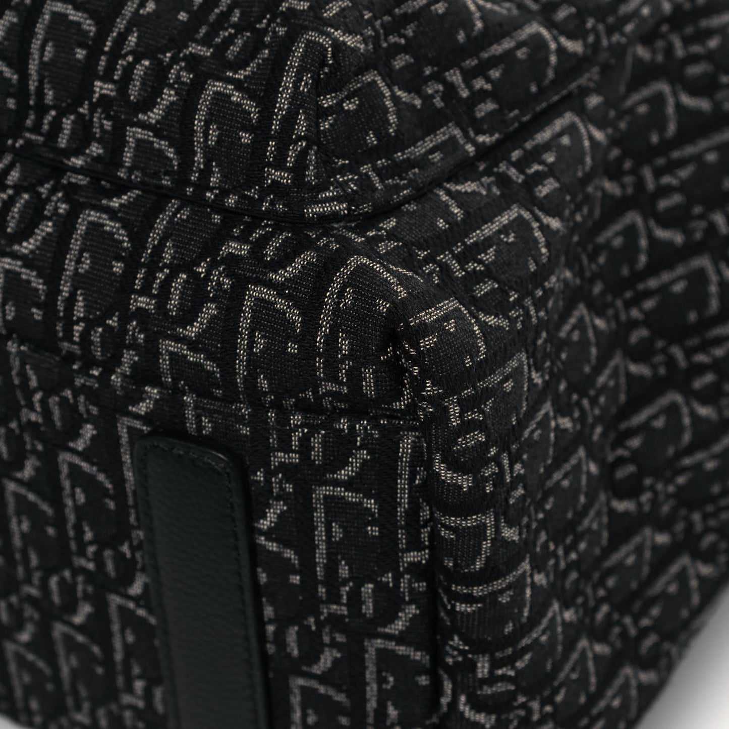 Oblique Calfskin Rider Backpack Black