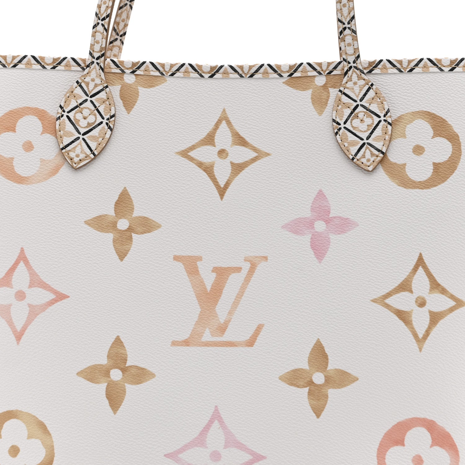 Louis Vuitton Monogram Giant By The Pool 2.0 Neverfull MM Beige 8 of 10