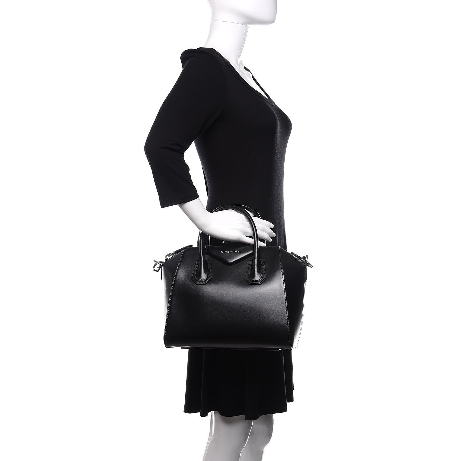 Givenchy Shiny Lord Calfskin Small Antigona Black 3 of 12