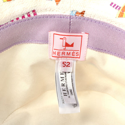 Hermes Canvas Petit Chalutier Bucket Hat 52 Grenadine 6 of 7