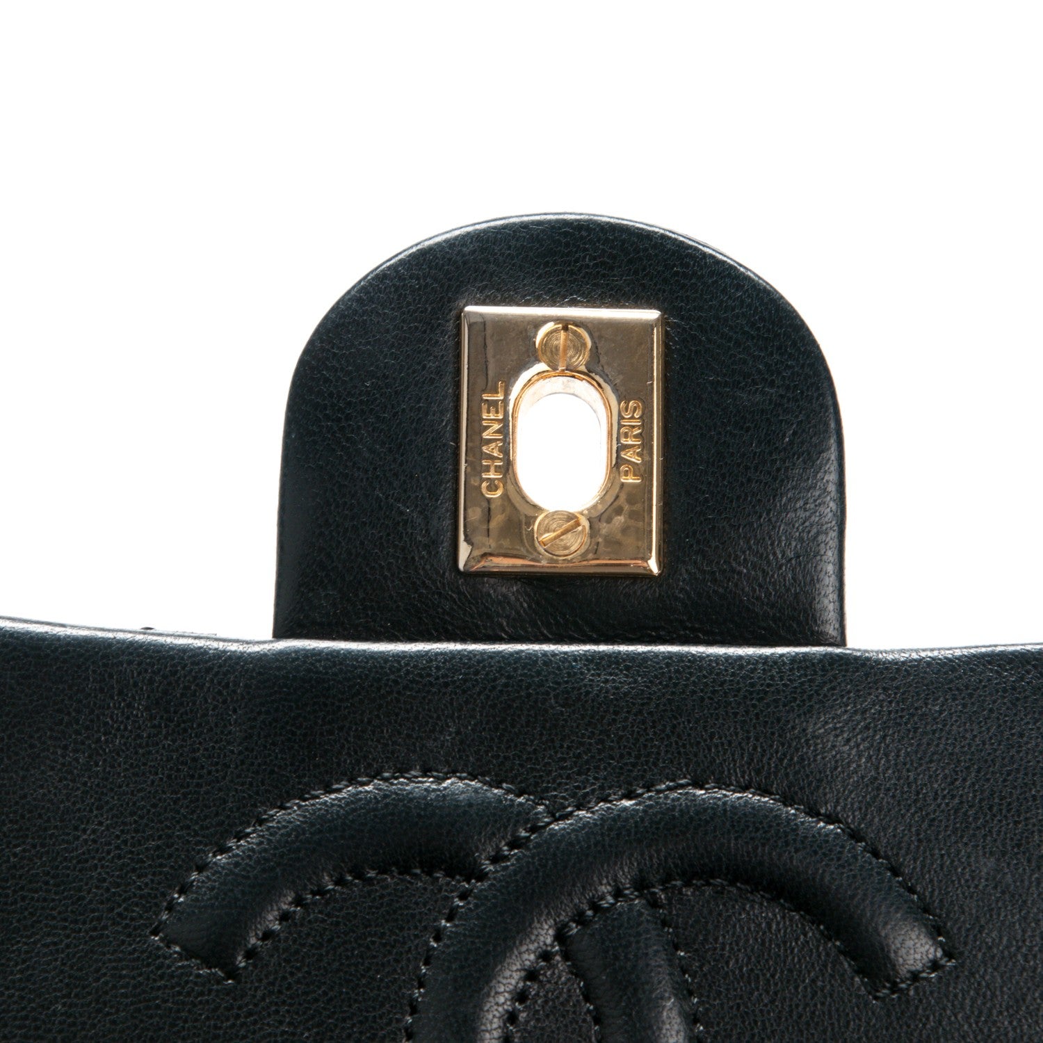 Chanel Lambskin Quilted Mini Square Flap Black 6 of 8