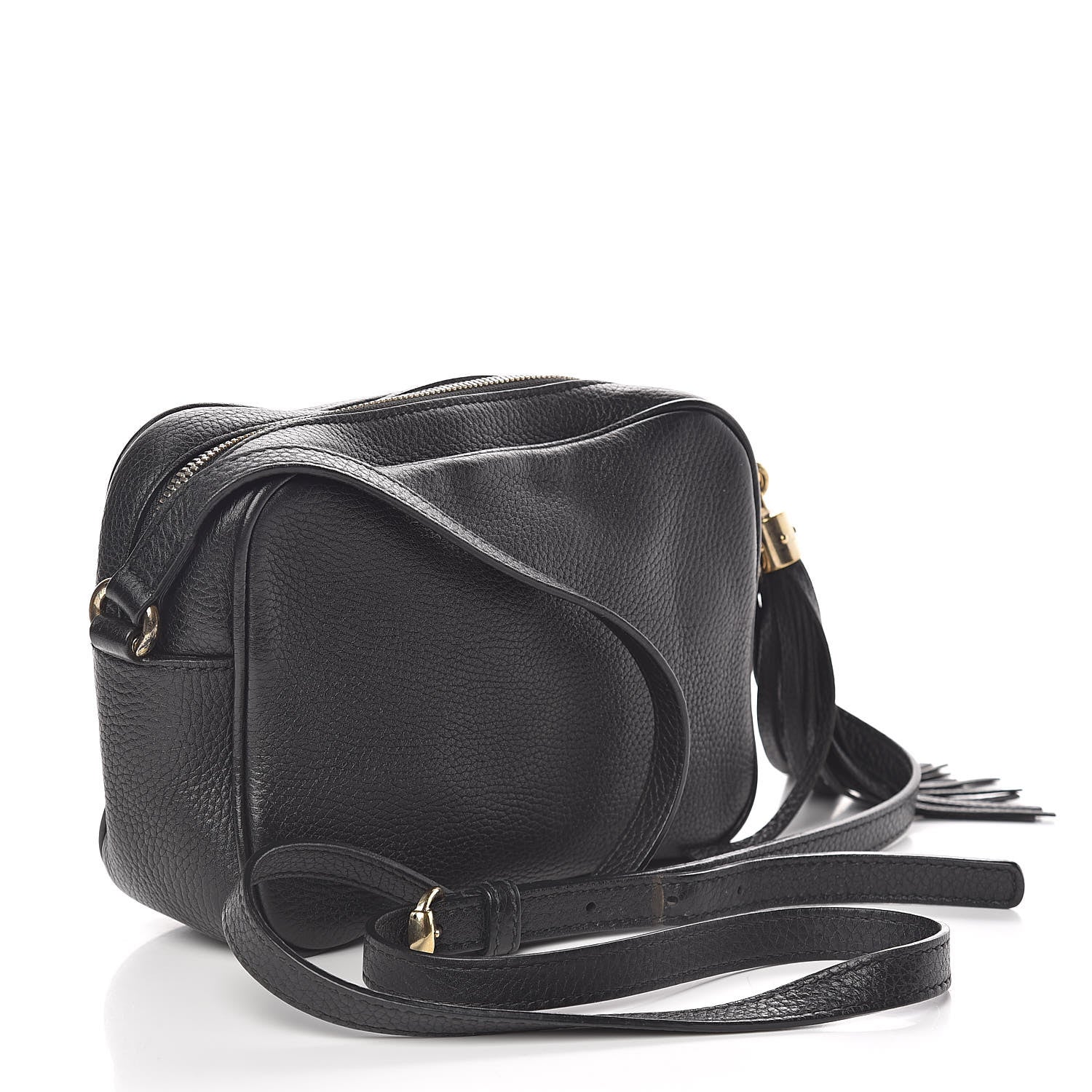 Gucci Pebbled Calfskin Small Soho Disco Bag Black 3 of 17
