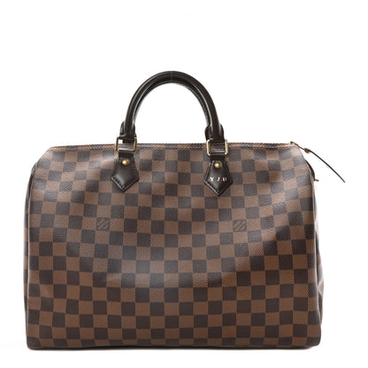 Louis Vuitton Damier Ebene Speedy 35 1 of 10