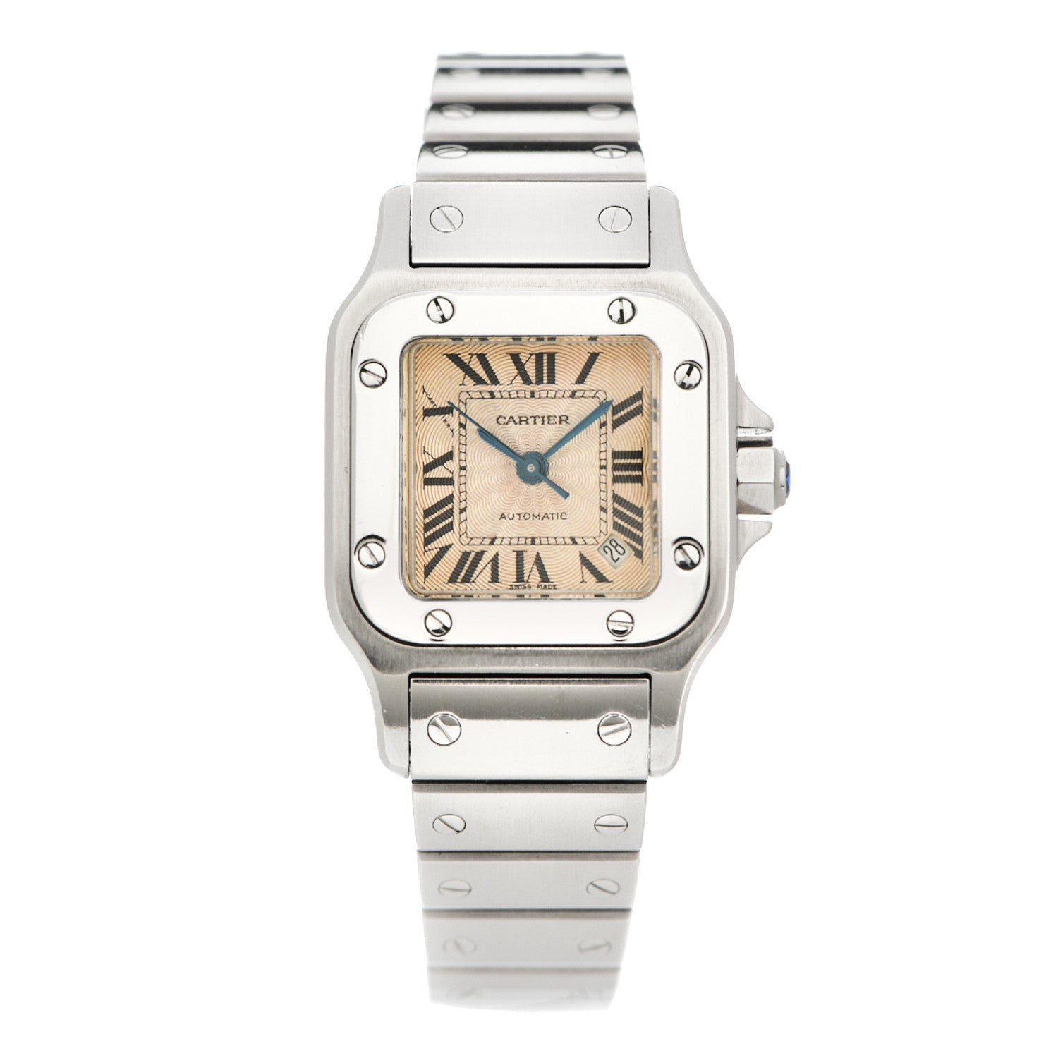 Cartier Stainless Steel 24mm Santos de Galbee Automatic Watch 1 of 5