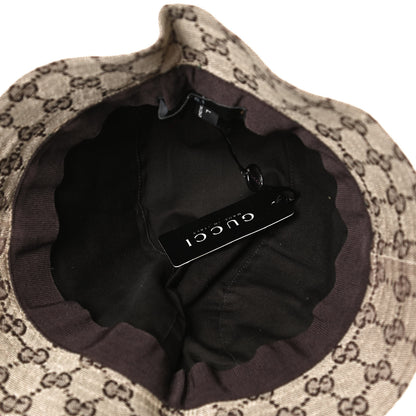 Gucci Monogram Web Bucket Hat L Brown 6 of 7