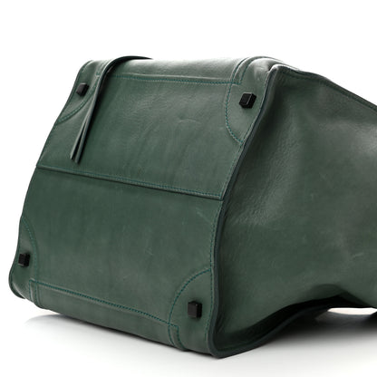 Celine Calfskin Medium Phantom Luggage Emerald 9 of 9