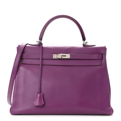 Hermes Swift Kelly Retourne 35 Cyclamen 1 of 17