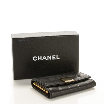 Chanel Lambskin Chocolate Bar 6 Key Holder Black 4 of 8