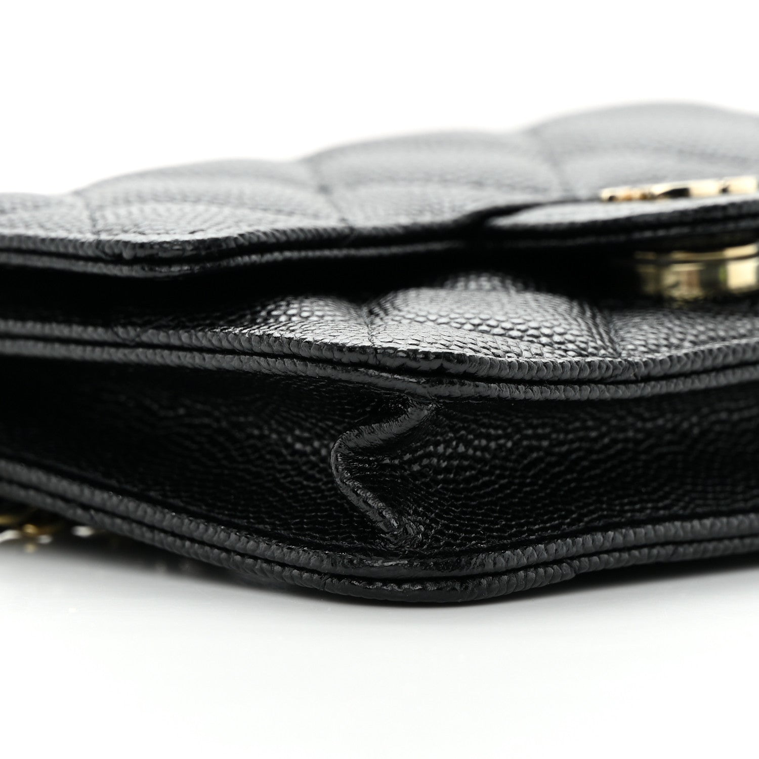 Chanel Caviar Quilted Mini Chain Bag Black 10 of 12