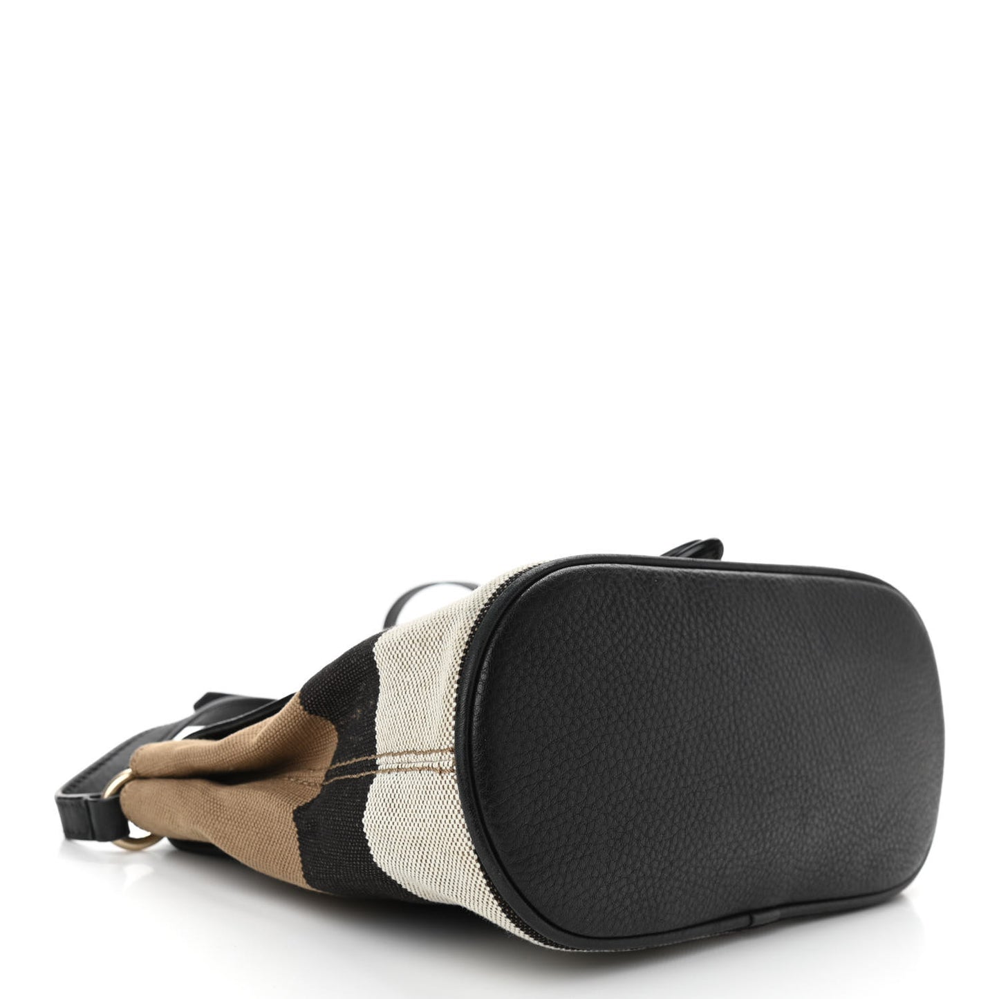 Mega Check Grainy Calfskin Small Gowan Messenger Bag Black