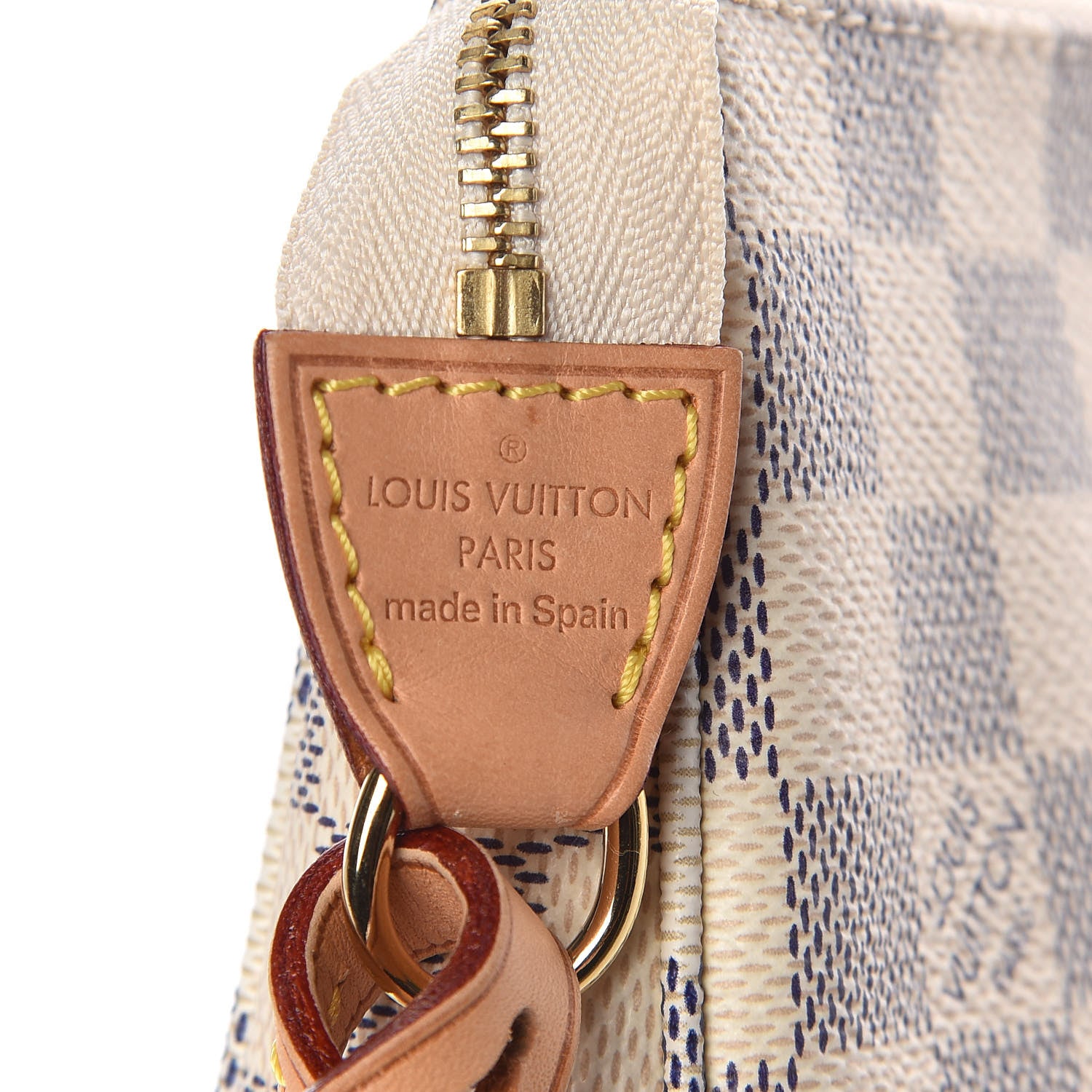 Louis Vuitton Damier Azur Pochette Accessories NM 6 of 10