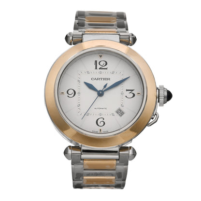 Cartier Stainless Steel 18K Yellow Gold 41mm Pasha C Automatic Watch 1 of 5