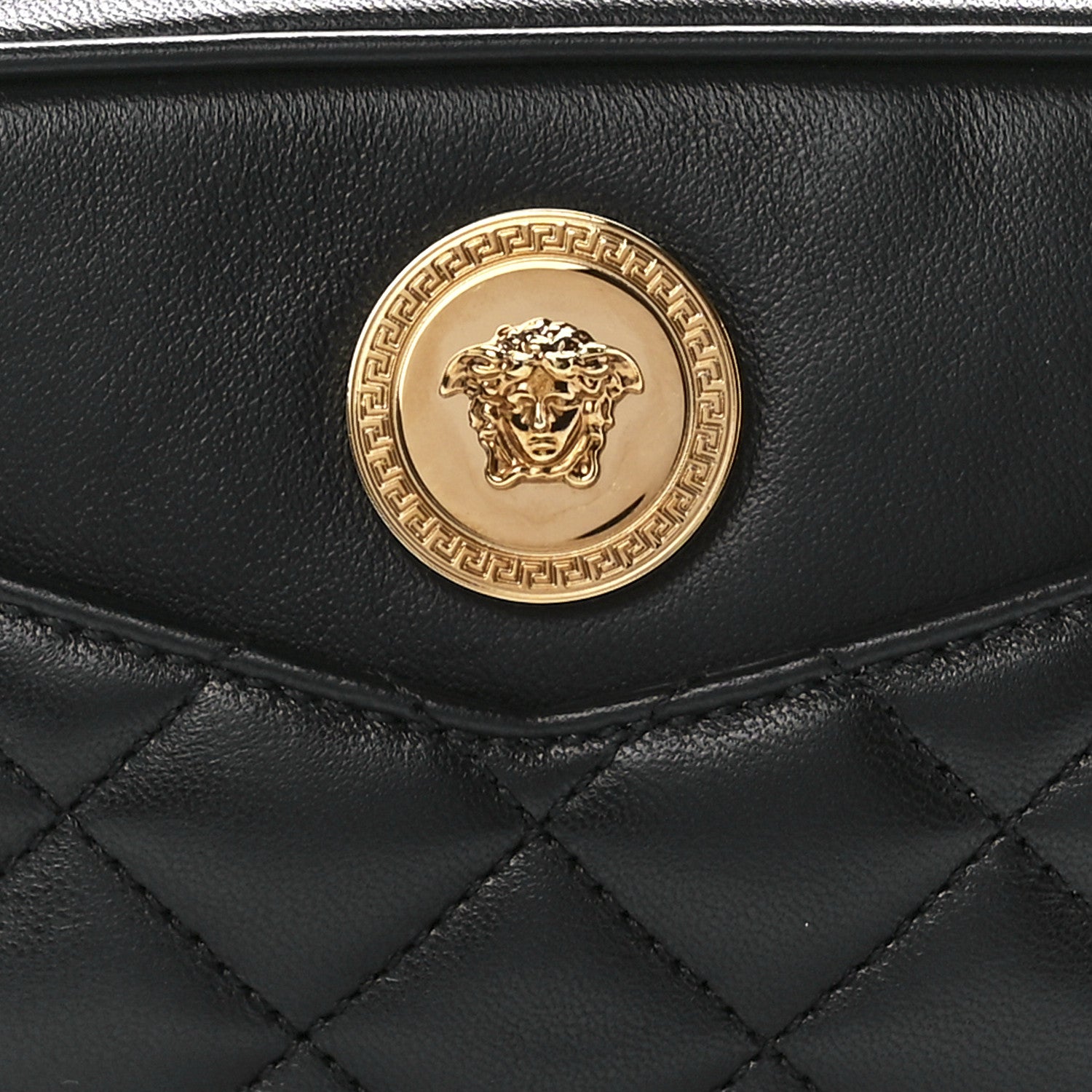 Versace Nappa Quilted Medusa Camera Bag Black 9 of 12