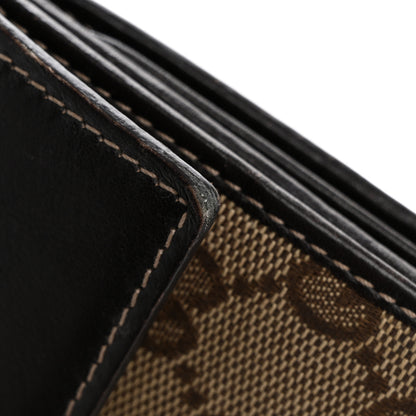 Gucci Monogram Heart Continental Wallet Dark Brown 11 of 12