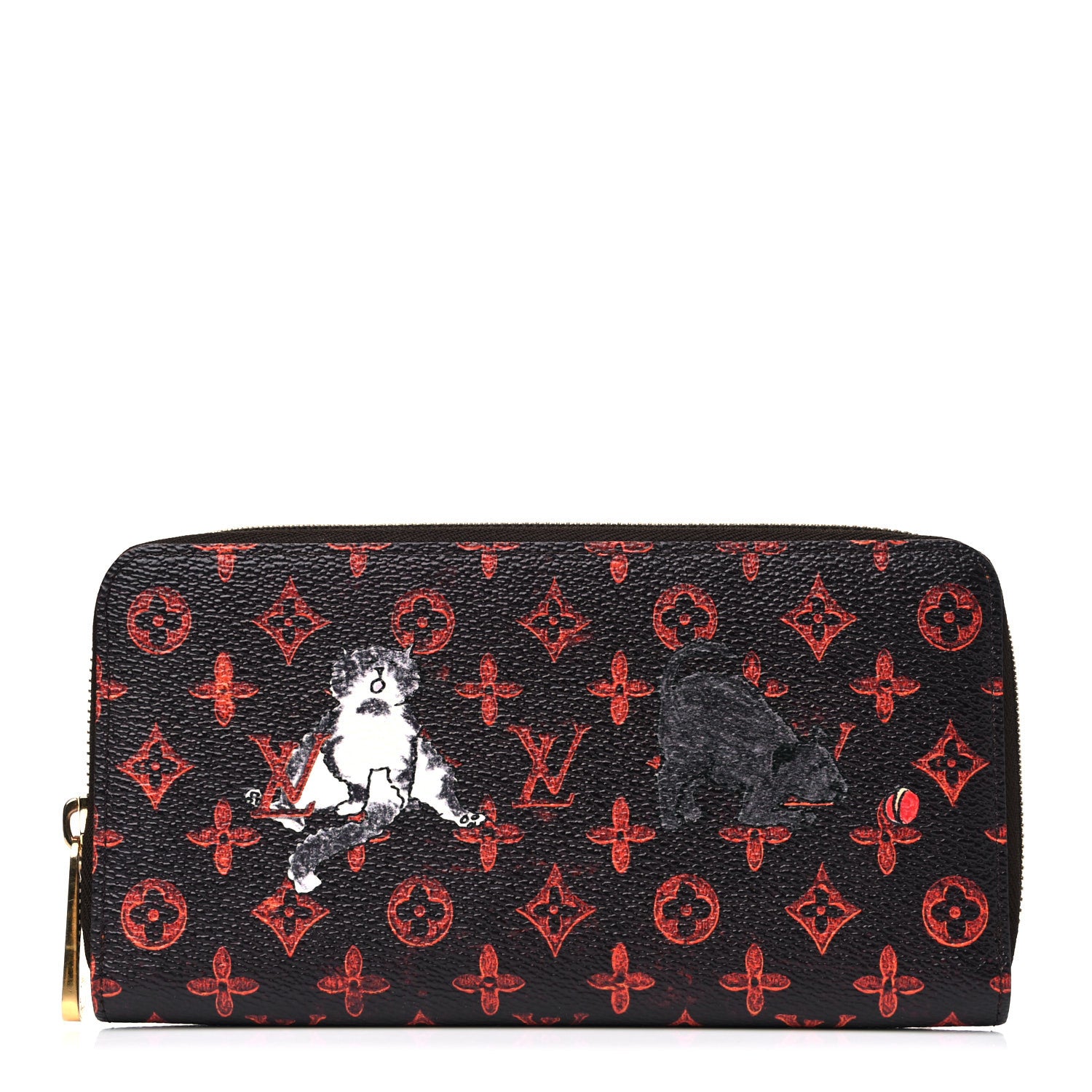 Louis Vuitton Catogram Zippy Wallet Marron 1 of 8