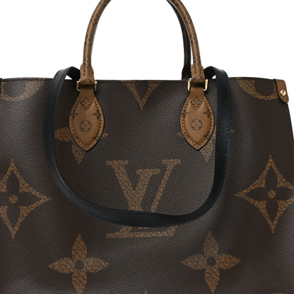 Louis Vuitton Reverse Monogram Giant Onthego MM 7 of 9