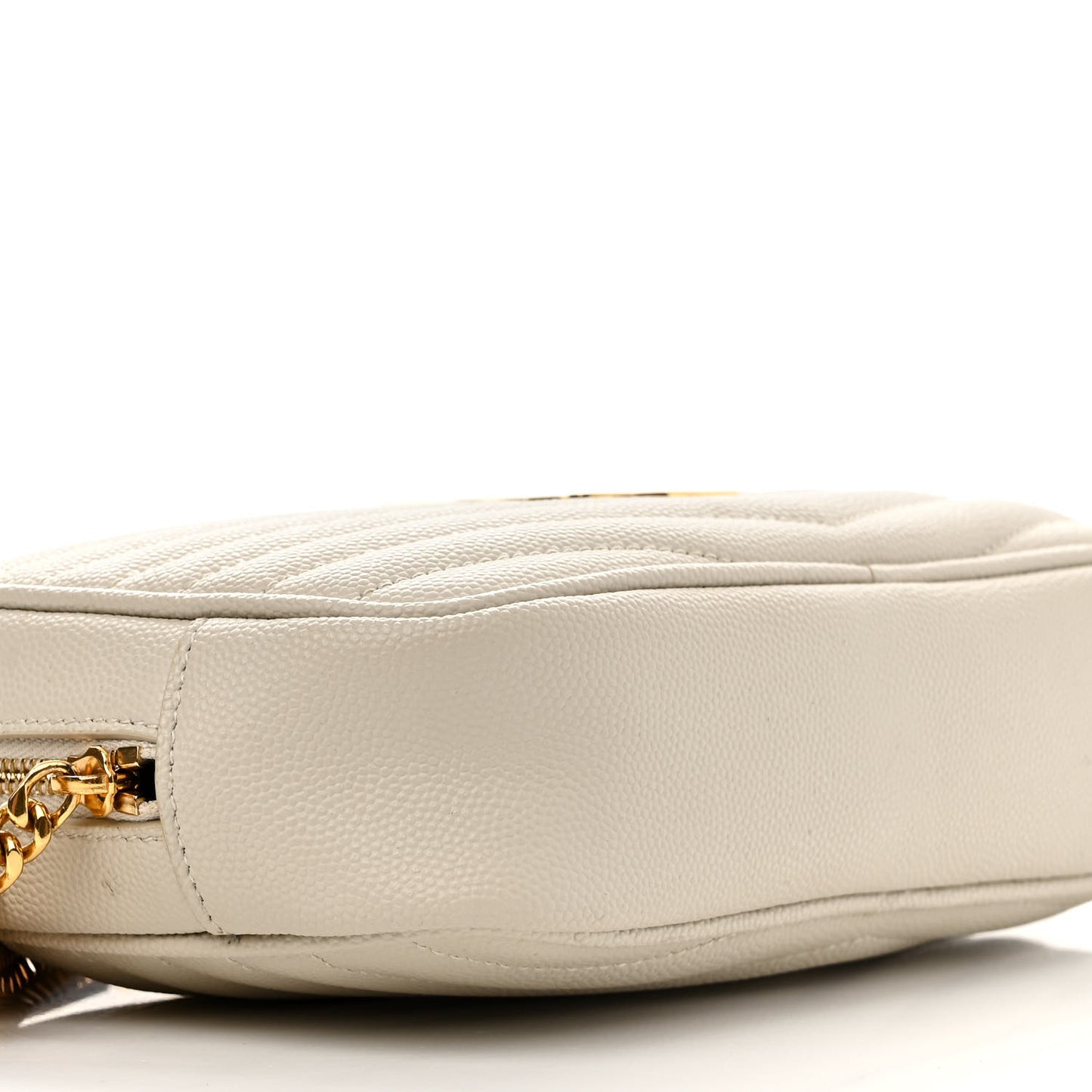 Grain De Poudre Matelasse Monogram Mini Lou Camera Bag Crema Soft