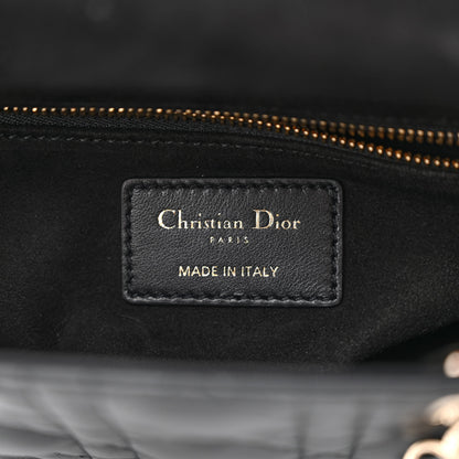 Christian Dior Lambskin Cannage Small My ABCDior Lady Dior Black 6 of 10