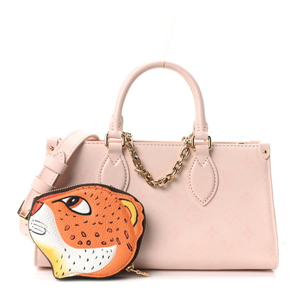 Louis Vuitton Calfskin OnTheGo East West Pearl Pink 3 of 10