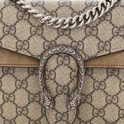 Gucci GG Supreme Monogram Mini Dionysus Shoulder Bag Taupe 8 of 10