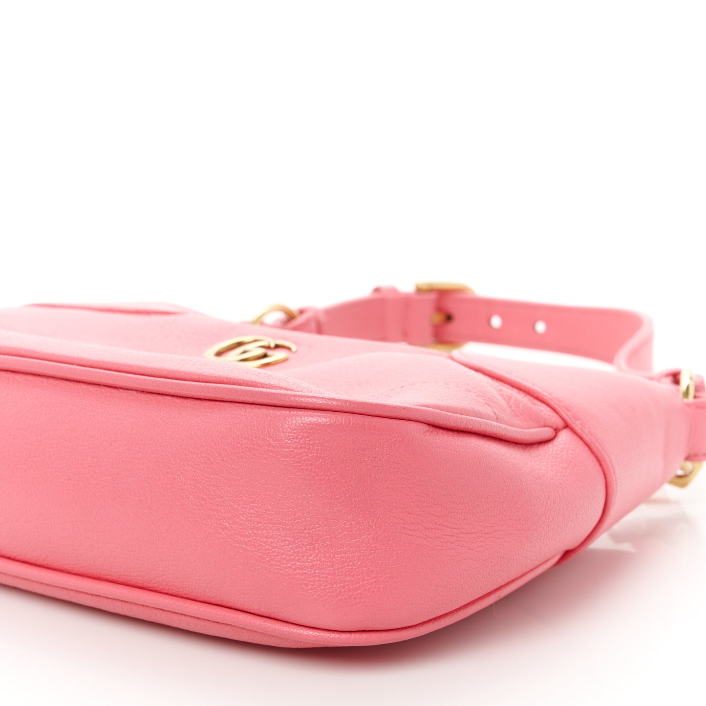 Goatskin Small Aphrodite Shoulder Bag Rhodamine Pink