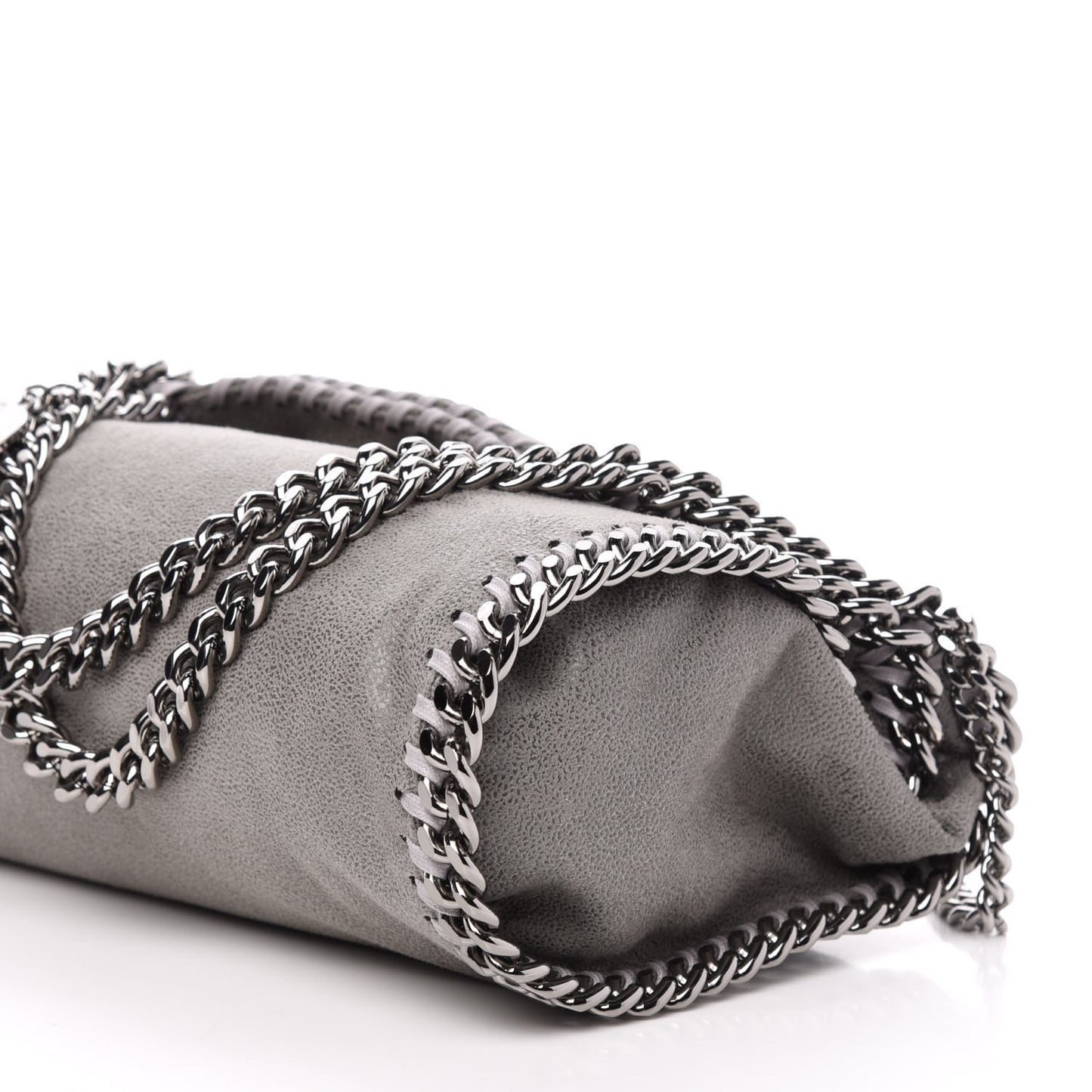 Shaggy Deer Mini Falabella Tote Light Grey