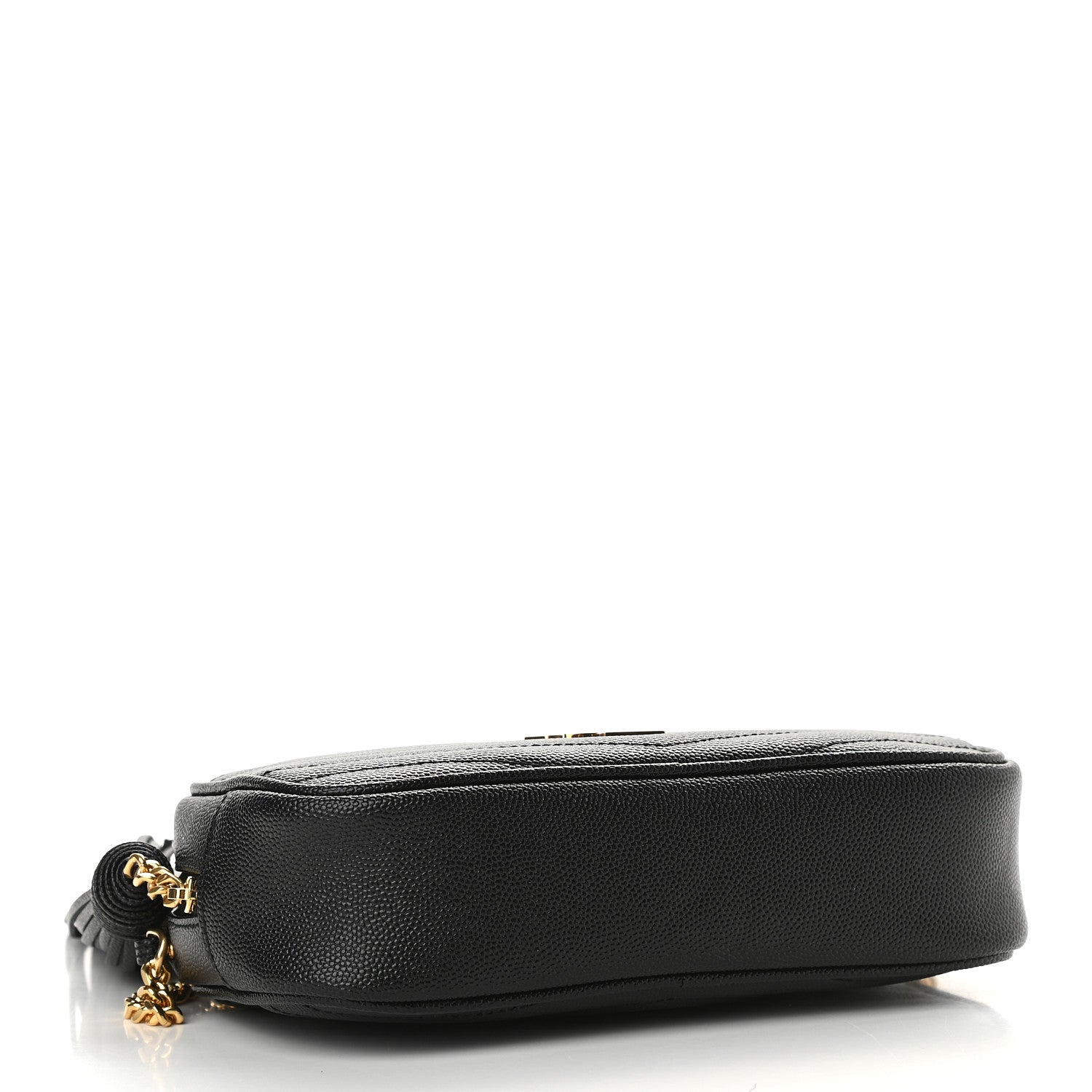 Saint Laurent Grain De Poudre Matelasse Monogram Mini Lou Camera Bag Black 4 of 9