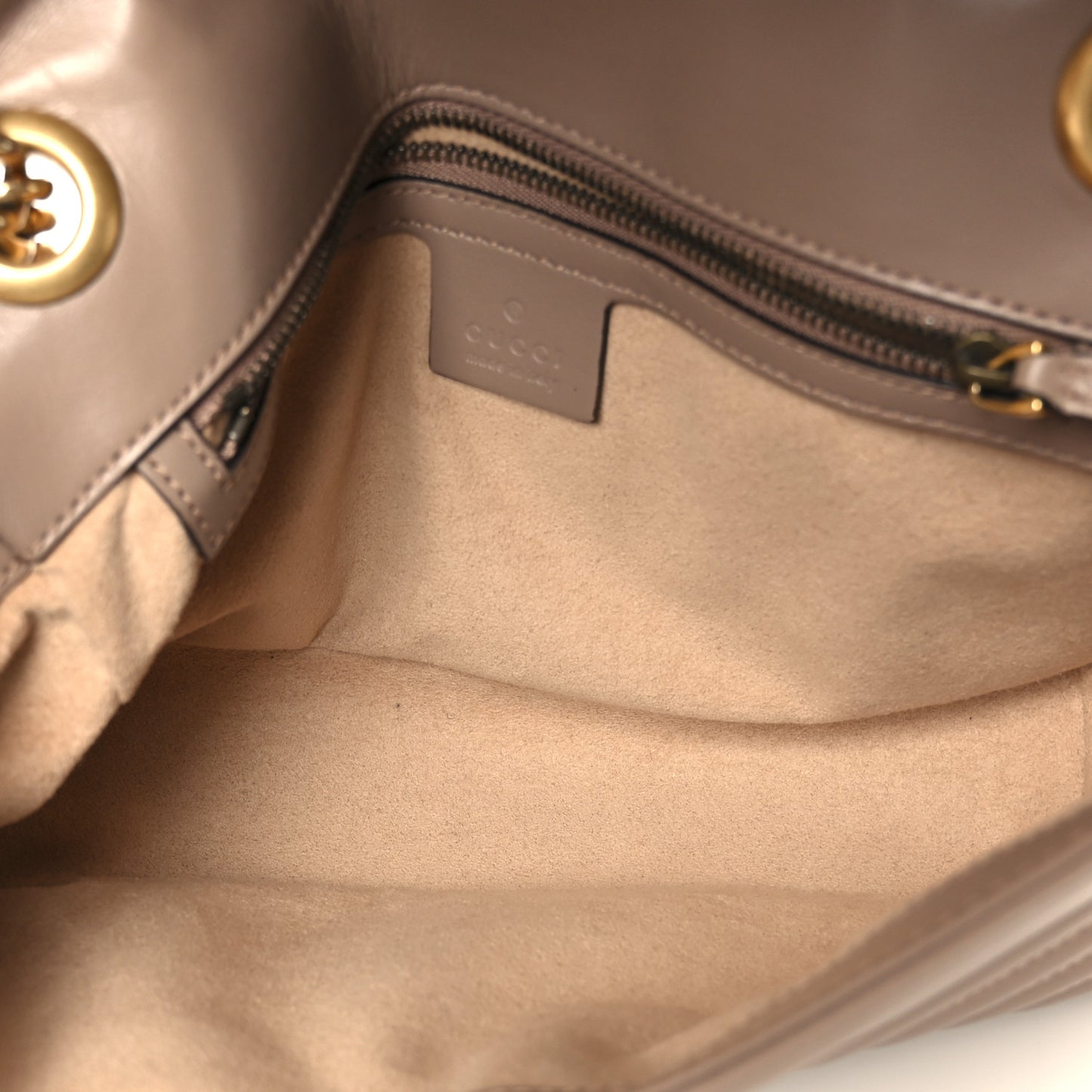 Calfskin Matelasse Small GG Marmont Shoulder Bag Porcelain Rose