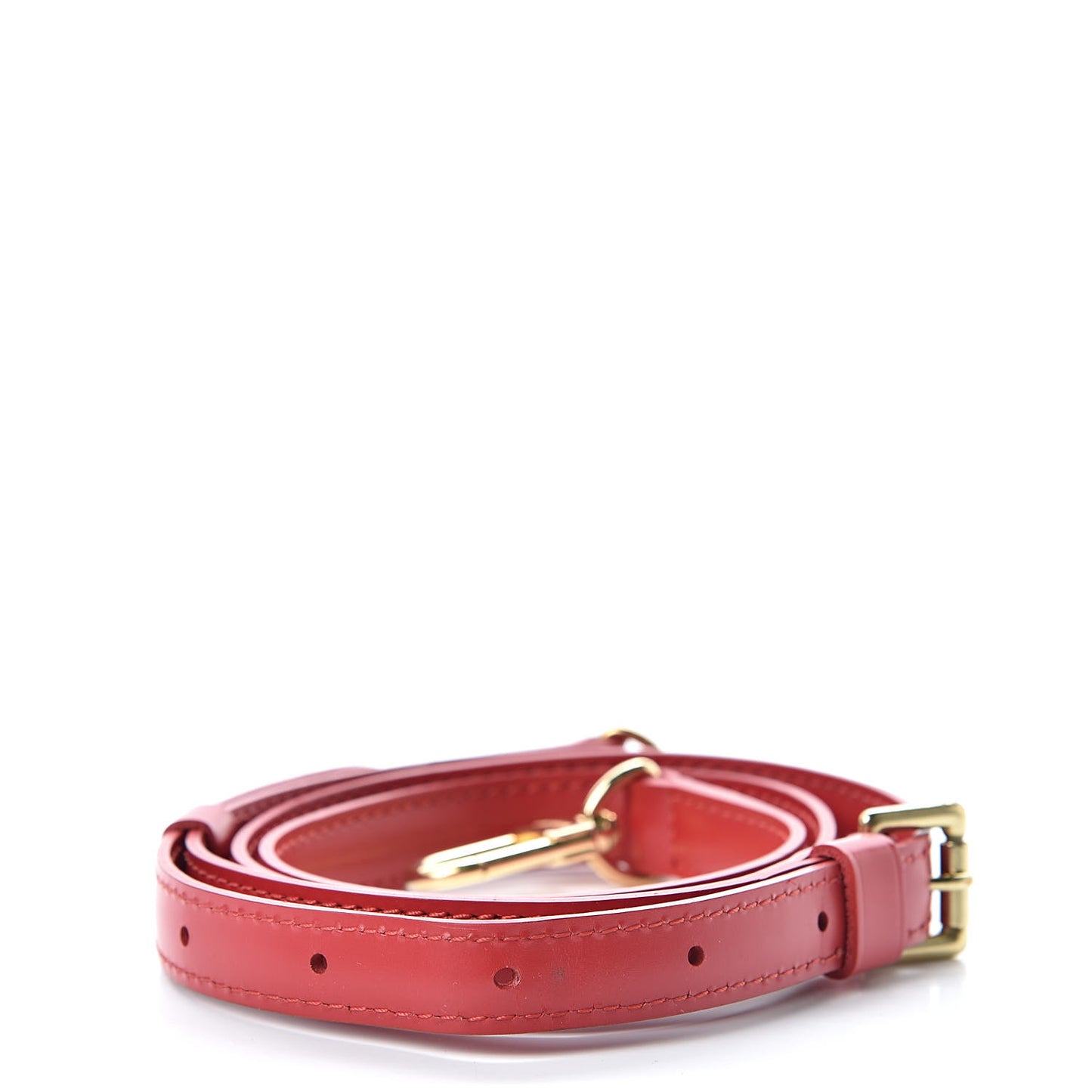 Calfskin Adjustable Shoulder Strap 16MM Coquelicot