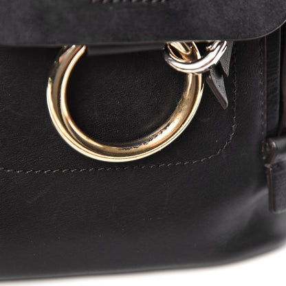 Chloe Suede Calfskin Mini Faye Backpack Black 10 of 10