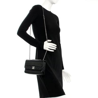 Chanel Calfskin Mini Tramezzo Flap Black 2 of 7