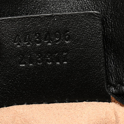 Gucci Calfskin Matelasse Medium GG Marmont Shoulder Bag Black 7 of 10