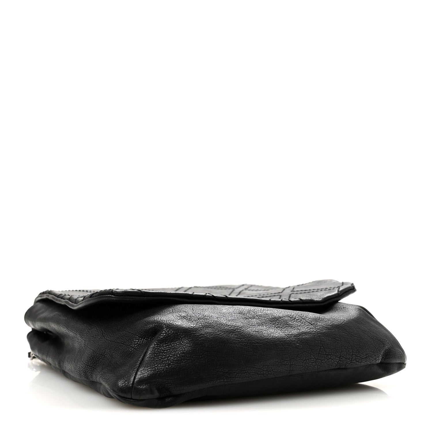 Chanel Calfskin Diamond Stitch Large Messenger Black 4 of 15