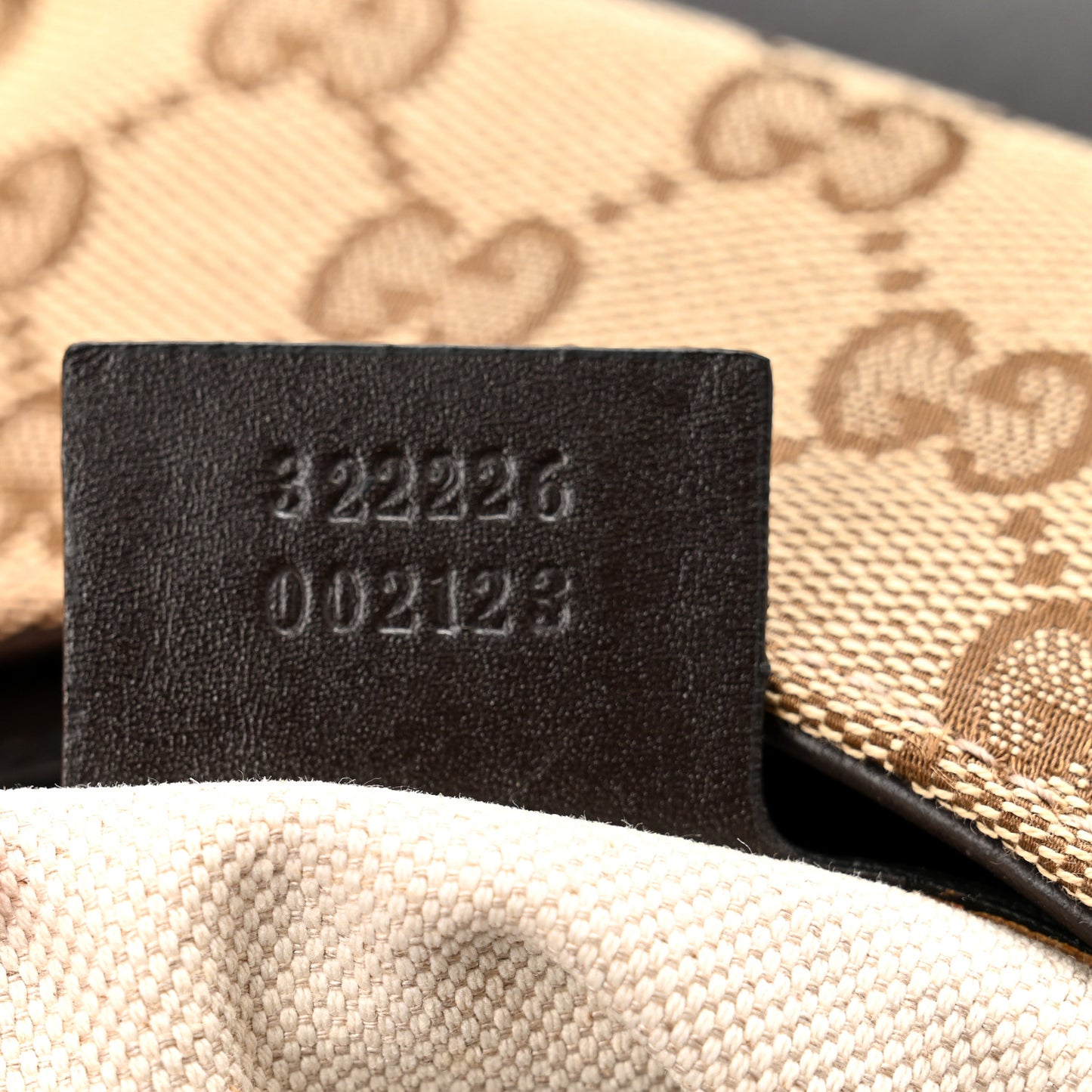 Monogram Margaux Calfskin Medium Emily Hobo Beige Ebony Cocoa