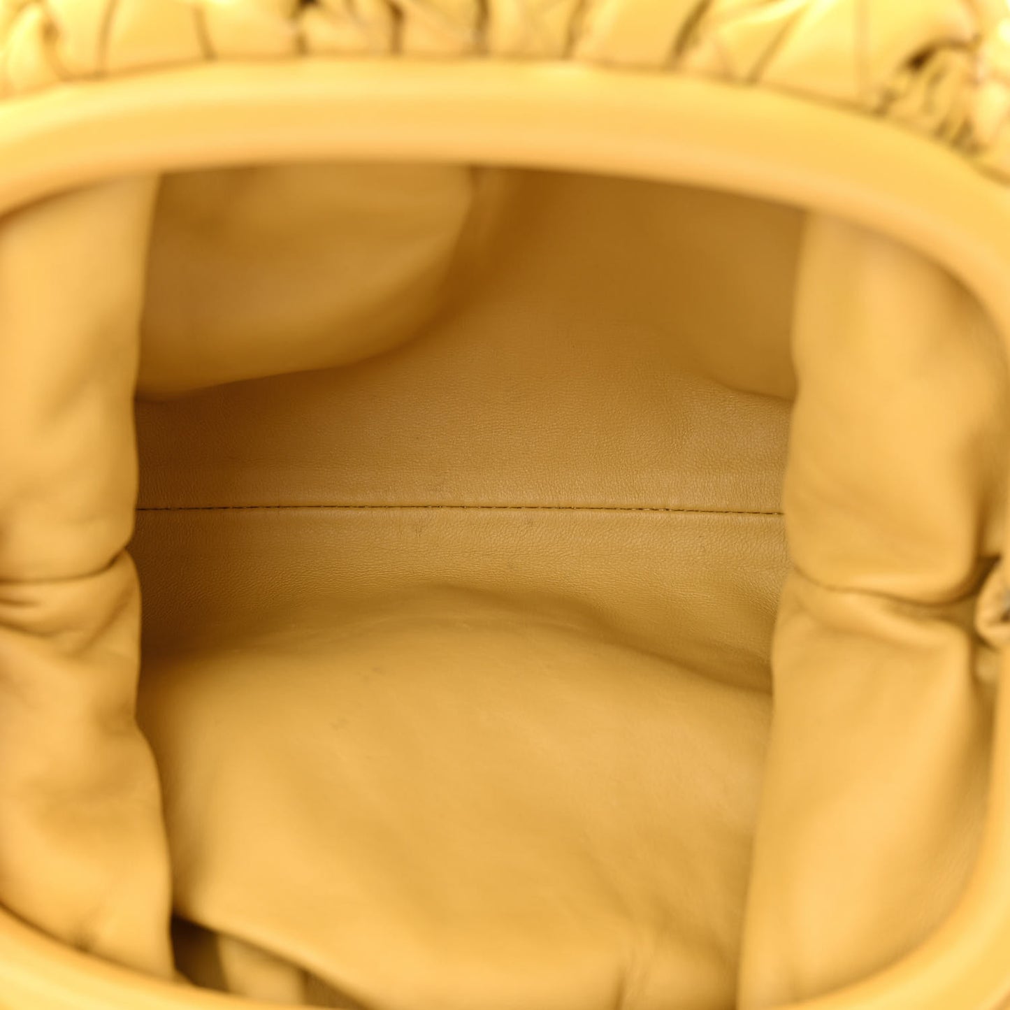 Nappa Intrecciato The Mini Pouch Buttercup