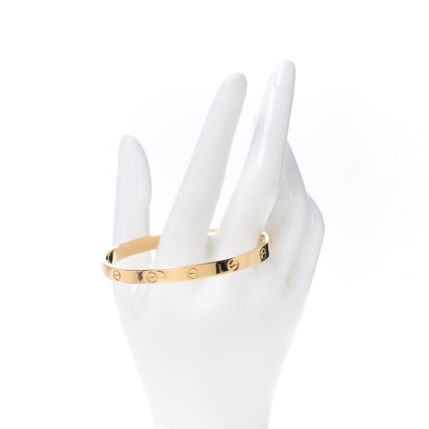 Cartier 18K Yellow Gold LOVE Bracelet 19 2 of 7