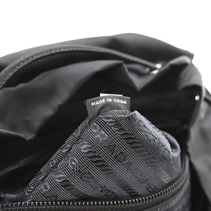 Prada Nylon Vela Medium Backpack Black 7 of 11