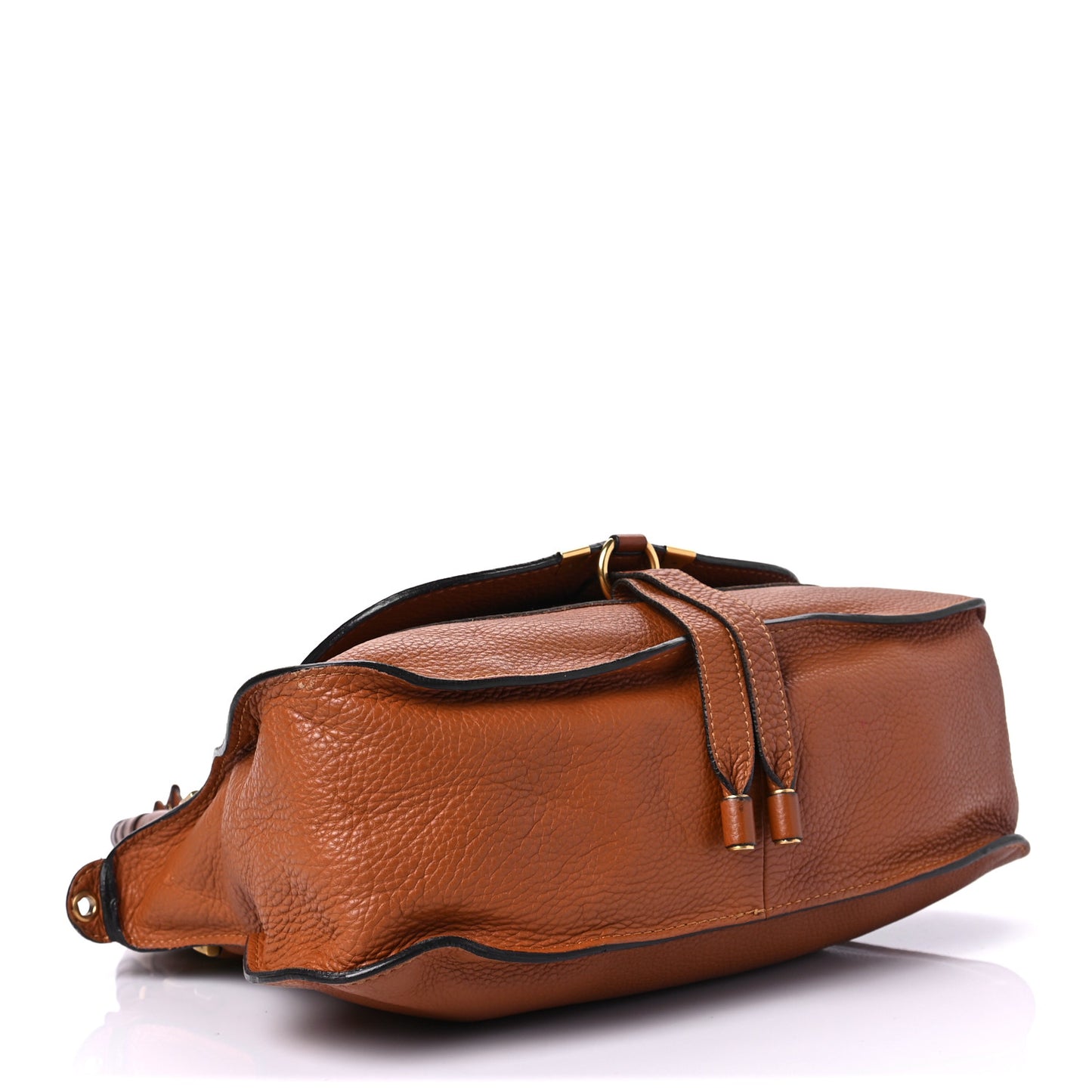 Calfskin Medium Marcie Satchel Tan
