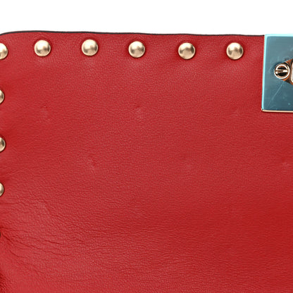Valentino Garavani Nappa Medium Rockstud Spike Shoulder Bag Rosso Valentino 10 of 12