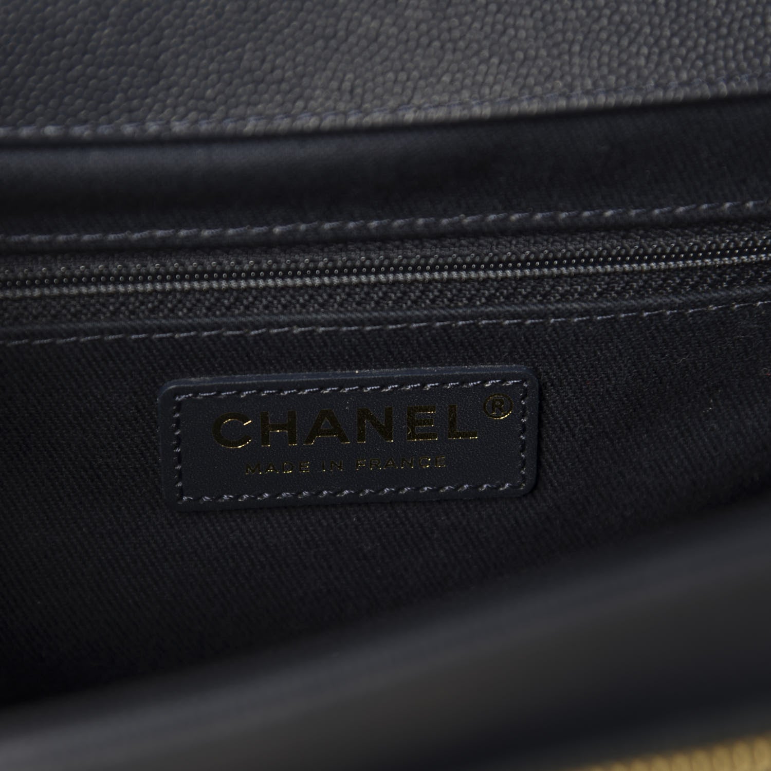 Chanel Caviar Quilted Small Business Affinity Flap Navy 8 of 12