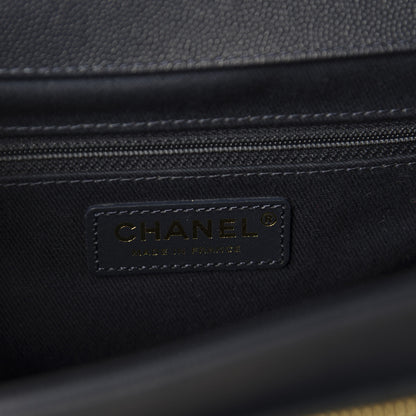 Chanel Caviar Quilted Small Business Affinity Flap Navy 8 of 12