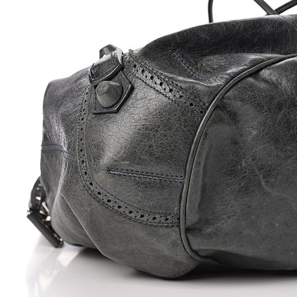 Balenciaga Agneau Giant Brogues Hardware Pompon Anthracite 15 of 18