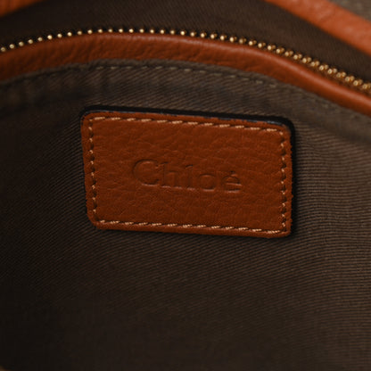 Chloe Calfskin Medium Marcie Satchel Tan 6 of 15
