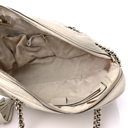 Gucci Pebbled Calfskin Small Soho Bowler Off White 5 of 15