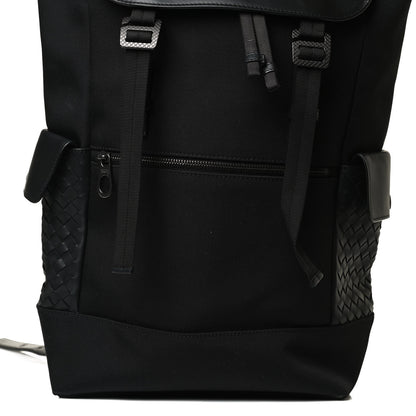 Bottega Veneta Canvas Calfskin Intrecciato Sassolungo Backpack 6 of 12