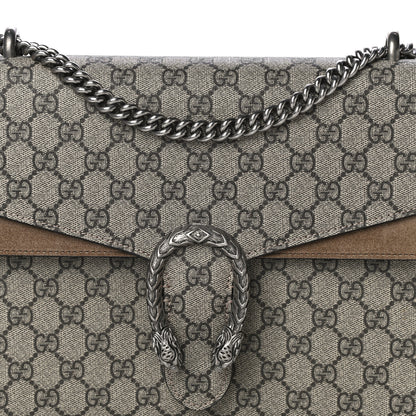 Gucci GG Supreme Monogram Medium Dionysus Shoulder Bag Taupe 8 of 19
