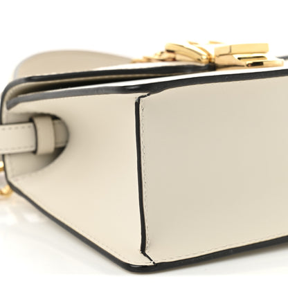 Gucci Calfskin Mini Sylvie Top Handle Bag White 9 of 10